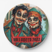 Det fina Ansikte-karikatyrparet Halloween-konfekti