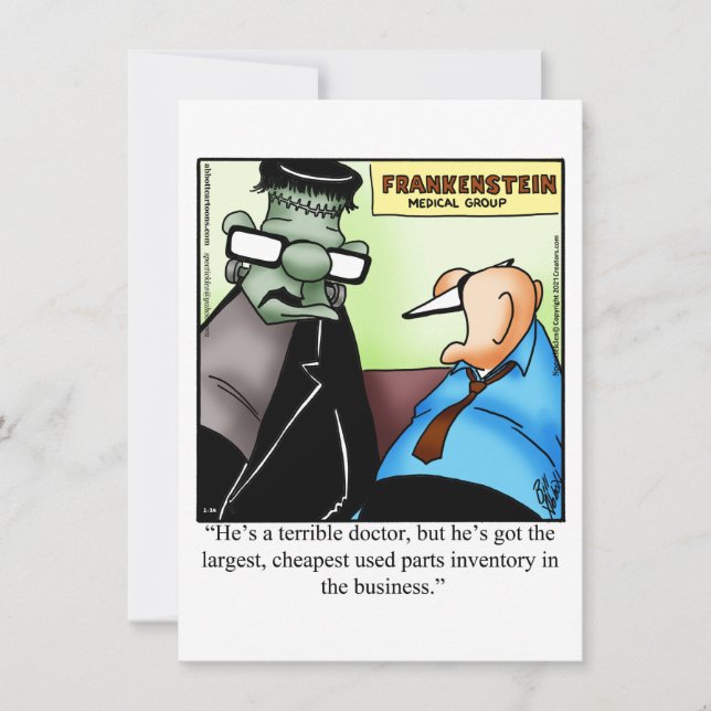 Det fina Halloween-hälsningskort för Humor Julkort (Framsida)