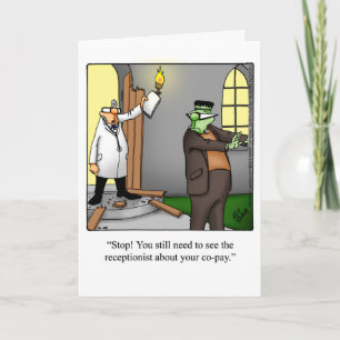 Det fina Halloween-hälsningskort för Humor Kort