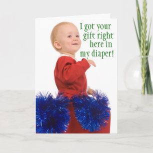 Det fina julkortet från baby helgkort