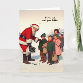 Det fina julkortet - Gåvor från tomten Helgkort