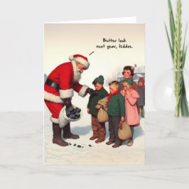 Det fina julkortet - Gåvor från tomten Helgkort