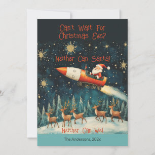 Det fina jultomten Retro-Helgdag i Kväll-platta ko Julkort