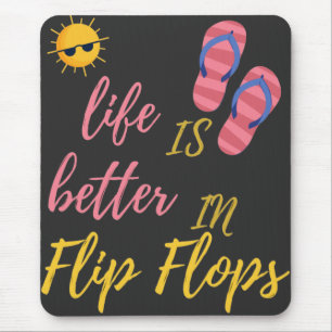 Det fina livet är bättre i Flinflip flops Sommarbu Musmatta