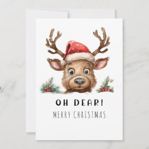 Det fina Reindeer Helgdag-julkortet