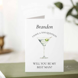 Det fina Trendiget Martini kommer att bli mitt bäs Inbjudan
