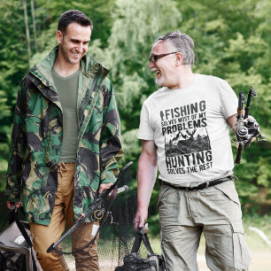 Det finaste fisket löser de flesta av mina problem t shirt