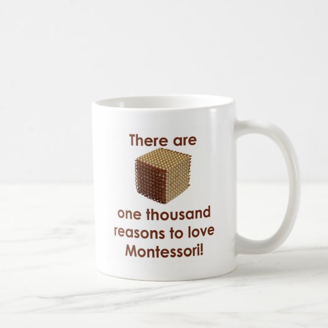 Det finns 1000 resonerar för att älska Montessori Kaffemugg (Höger)