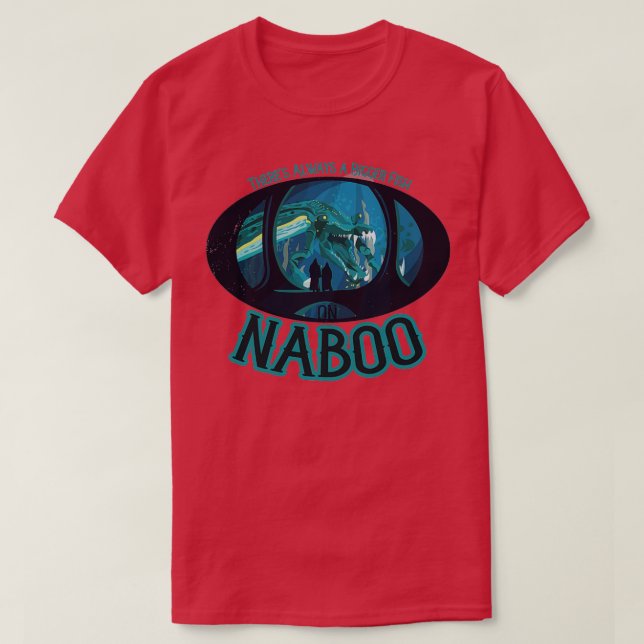 Det finns alltid en större fisk t shirt (Design framsida)