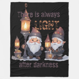 Det finns alltid ljus efter mörker fleecefilt