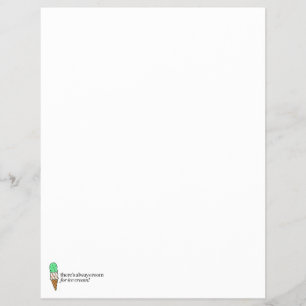 Det finns alltid plats för glass reklamblad