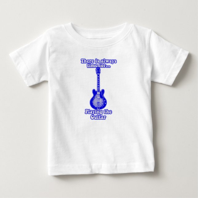 Det finns alltid tid att spela gitarren. t shirt (Framsida)