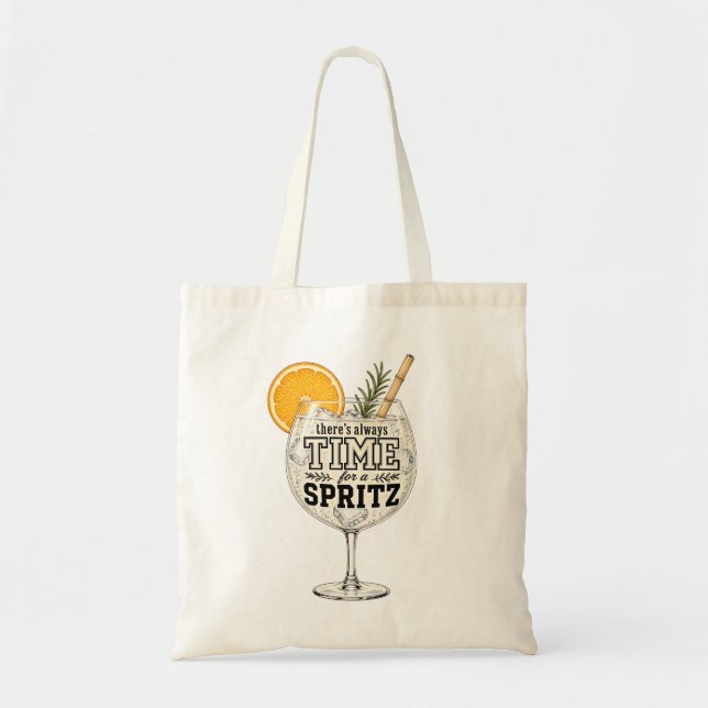 Det finns alltid tid för en Spritz Tygkasse (Framsidan)