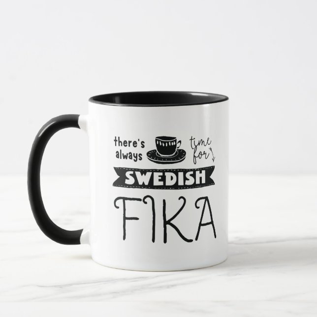Det finns alltid tid för svenska Fika Mugg (Vänster)