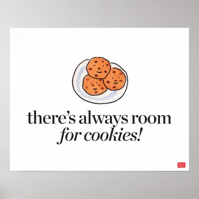 Det finns alltid utrymme för cookies poster (Framsidan)