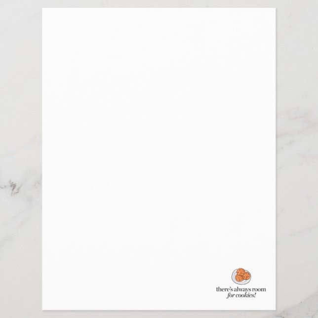 Det finns alltid utrymme för cookies reklamblad (Framsidan)