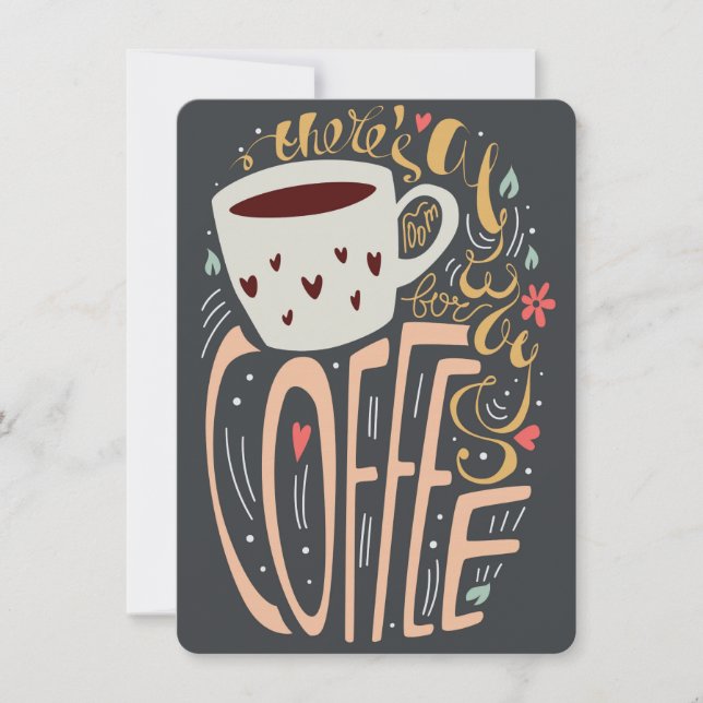 Det finns alltid utrymme för kaffetypografi (Framsida)