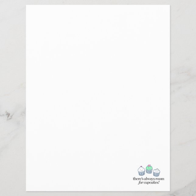 Det finns alltid utrymme för Muffinsar Reklamblad (Framsidan)