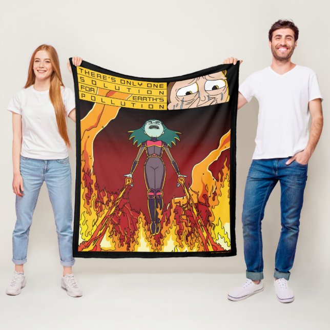 Det finns bara en lösning för jordens förorening fleecefilt (På plats)