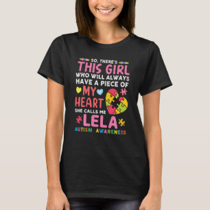 Det Finns Den Här Flickan Hon Kallar Mig Lela Auti T Shirt