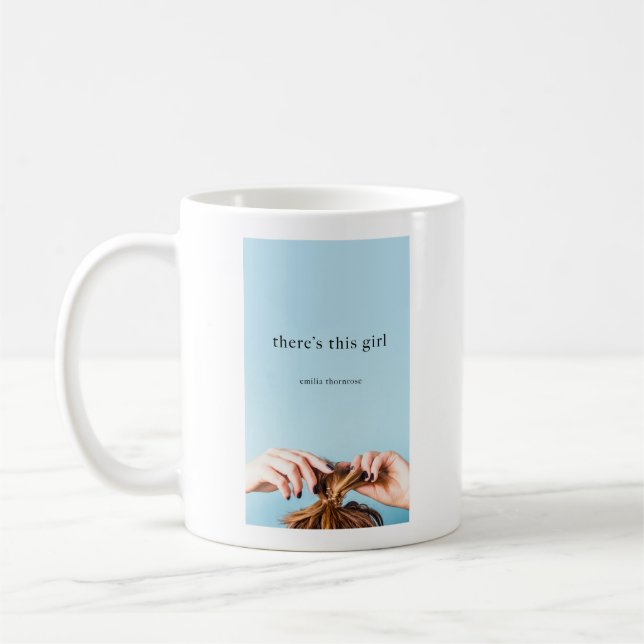 Det finns denna tjej kaffemugg (Vänster)