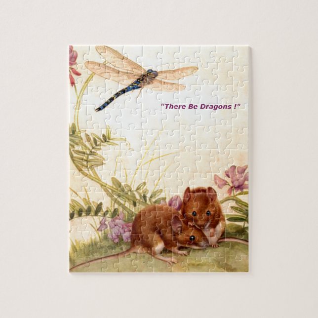 det finns drakar pussel (Vertikal)