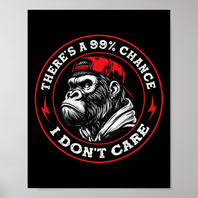Det finns en 99-procentig chans jag inte bryr mig  poster (Framsidan)