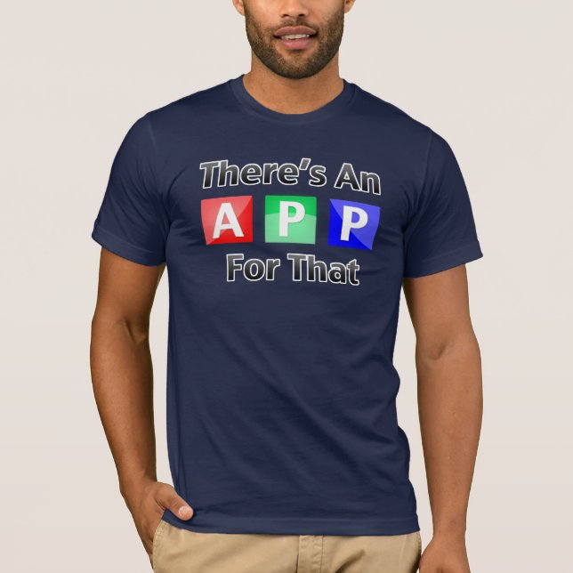 Det finns en App för det T-shirt (Framsida)
