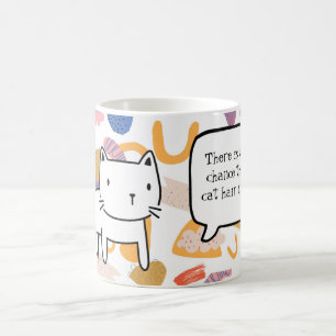 Det finns en bra chans att det finns katthår här i kaffemugg