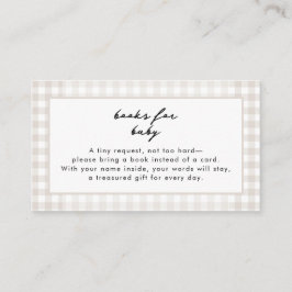 Det finns en bun i Oven Neutralt Baby Shower Encl Tilläggskort