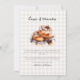 Det finns en bun i Oven Neutralt Baby Shower Inbjudningar