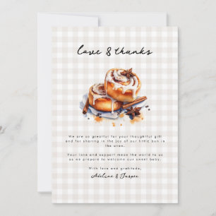 Det finns en bun i Oven Neutralt Baby Shower Inbjudningar