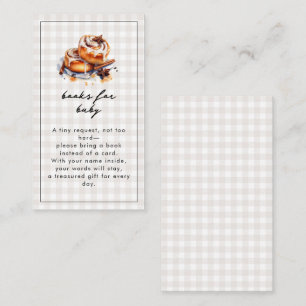 Det finns en bun i Oven Neutralt Baby Shower Tilläggskort