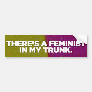 Det finns en feminist i min stambildekal bildekal