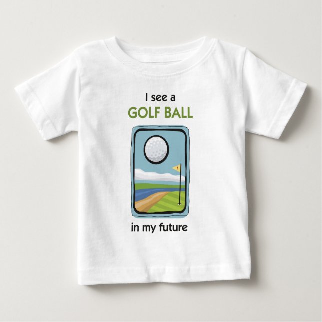 Det finns en Golfball i min framtid T-shirt (Framsida)