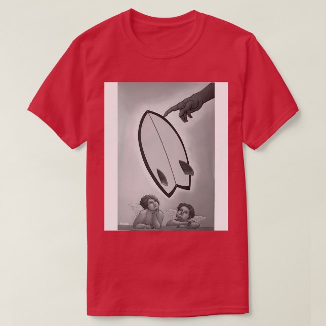 Det finns en gud TShirt T Shirt (Design framsida)