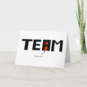 Det finns en i "team" kort