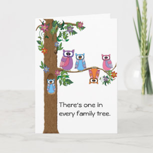 Det finns en i varje familj träd. kort