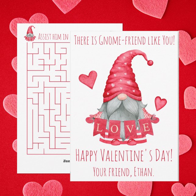 Det finns en kompis som du, Classroom V-Day Julkort (Make your friends and classmates feel special by personalizing this card for them.)