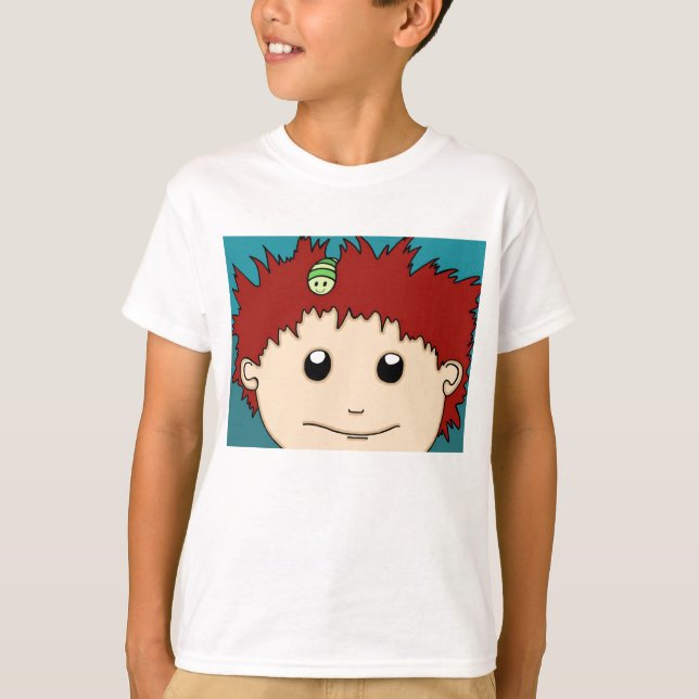 Det finns en kryp i mitt hår tee (Framsida)