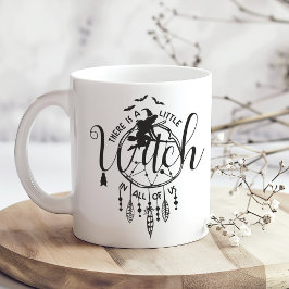Det finns en liten häxa i oss alla - Witchy Boho Jumbo Mugg