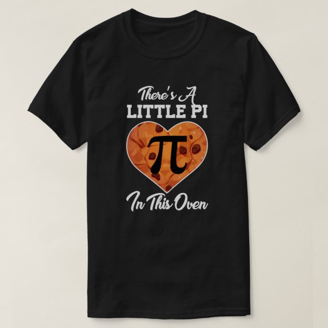 Det finns en liten pi i den här Oven Funny Math Pu T Shirt (Design framsida)