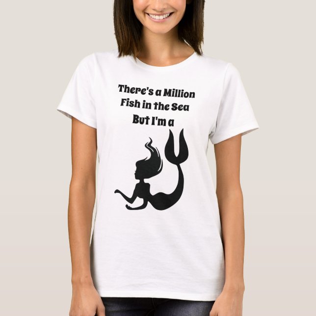 Det finns en miljon fiskoffert med Anpassade T Shirt (Framsida)