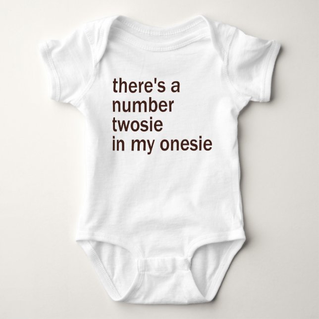 Det finns en numrera Twosie i mitt… Tröja (Framsida)