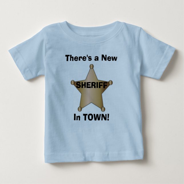 Det finns en ny sheriff i TOWN! T-shirt (Framsida)