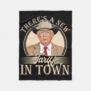Det finns en ny taxa i Town Funny Trump-politik Fleecefilt