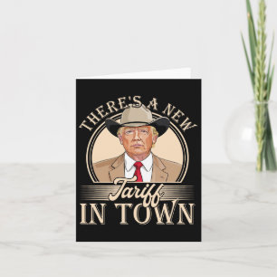 Det finns en ny taxa i Town Funny Trump-politik Kort