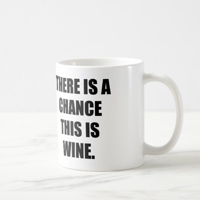 DET FINNS EN RISKERA SOM DENNA ÄR WINE. KAFFEMUGG (Höger)