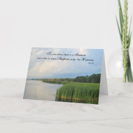 Det finns en säsong - skriptkort tack kort