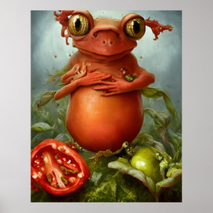 Det finns en skapelse i min Salad Poster